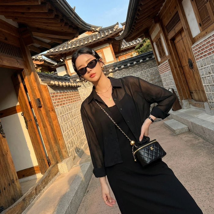 Cardigan léger femme anti-UV - Mode Coréenne Koreanxwear
