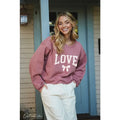 Love Bow Mid Graphic Sweatshirt