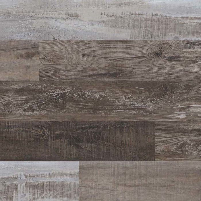 Lowcountry Waterproof 5mm Rigid Core Vinyl Plank Flooring in Weathered Oyster