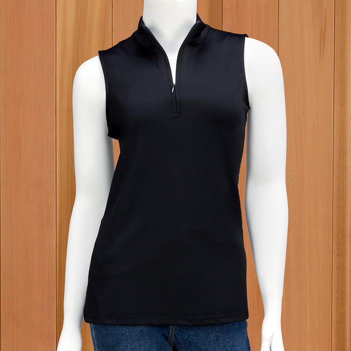 LuLu-B Women's Sun Protection Zip Tank Top