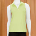 LuLu-B Women's Sun Protection Zip Tank Top