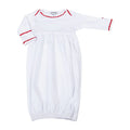 Magnolia Baby - Gathered Gown - Baby Joy Red