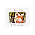 Malden Glazed Bling Bling I Got The Ring 4X6 Ceramic Photo Frame