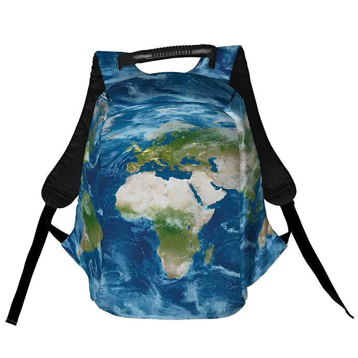 Map World Journey Anti-Theft Laptop Backpack – Urban Travel Bag