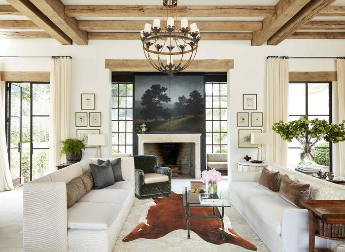 Medium Brindle Cowhide Rug #B10295