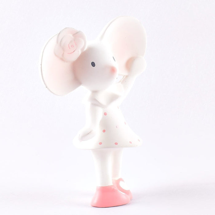 Meiya the Mouse Organic Natural Rubber Squeaker Toy