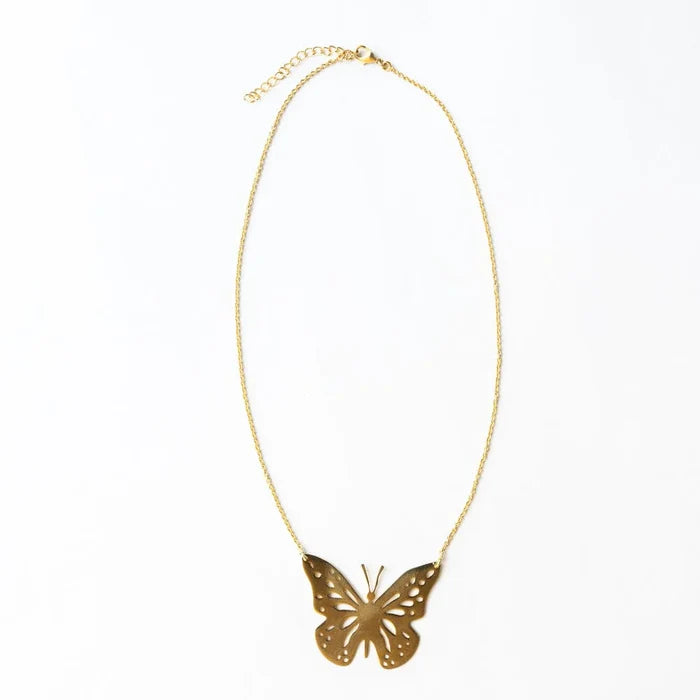 Monica Butterfly Pendant Necklace