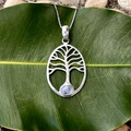 Moonstone Tree of Life Necklace