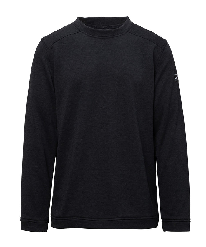 studio image of strafe outerwear 2023 ms tech crew in black color