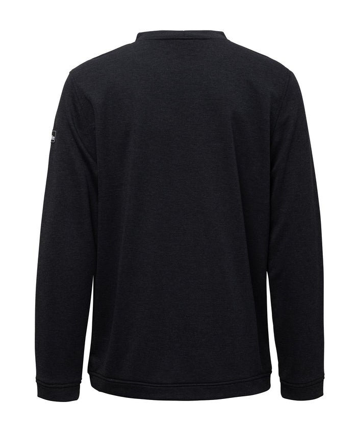 studio image of strafe outerwear 2023 ms tech crew in black color