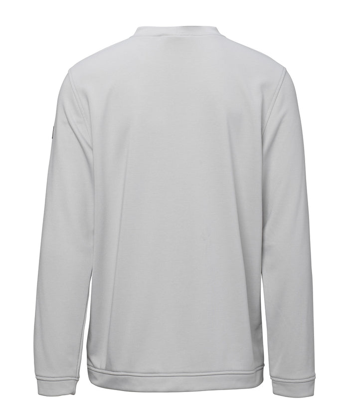 studio image of strafe outerwear 2023 ms tech crew in frost grey color