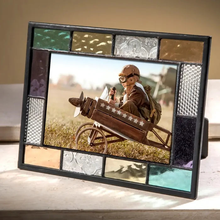 Multicolor Stained-Glass Frame 4X6