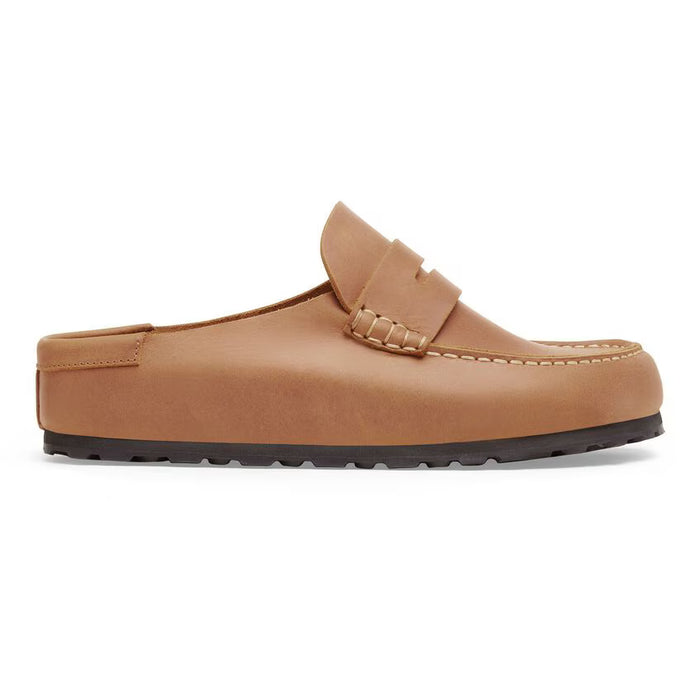 Naples Wrapped Oiled Leather - Cognac Birkenstocks