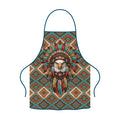 Native American Eagle Leader Graphic Apron for Professional Grilling