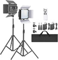 NEEWER 2-Pack P600 Bi-Color 2.4G LED Light Kit