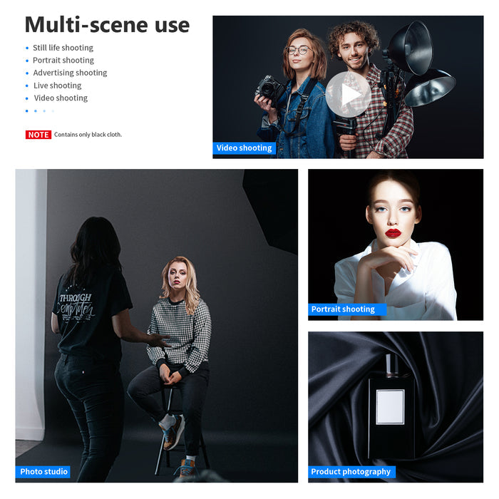 NEEWER 1.8x2.8M Collapsible Backdrop is ideal for portrait, live, and video shooting.