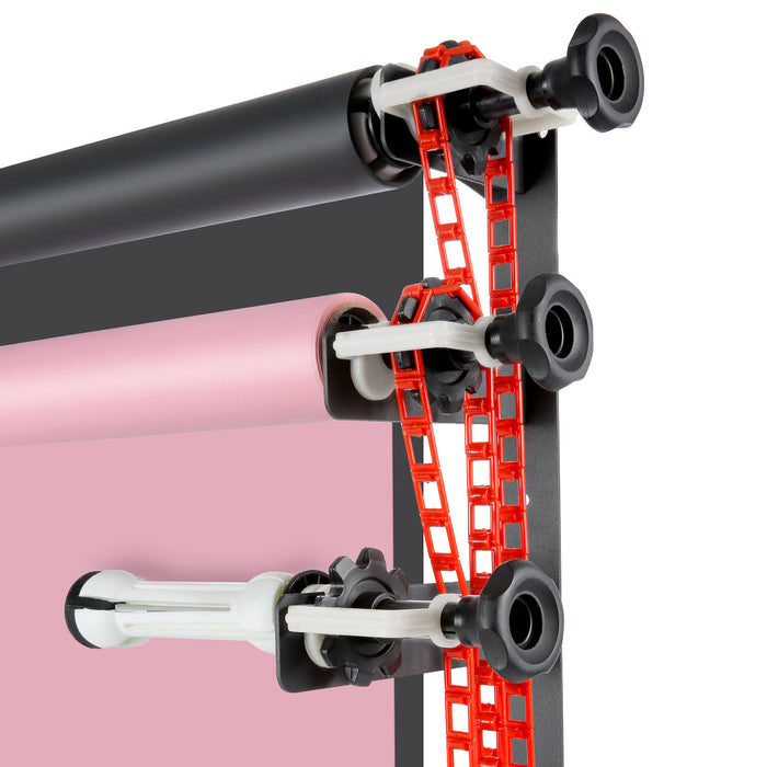NEEWER 4-Roller Manual Background Support System is easy to setup