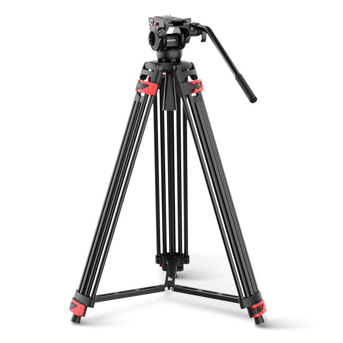 NEEWER TP37 Video Tripod for Camera with Fluid Head