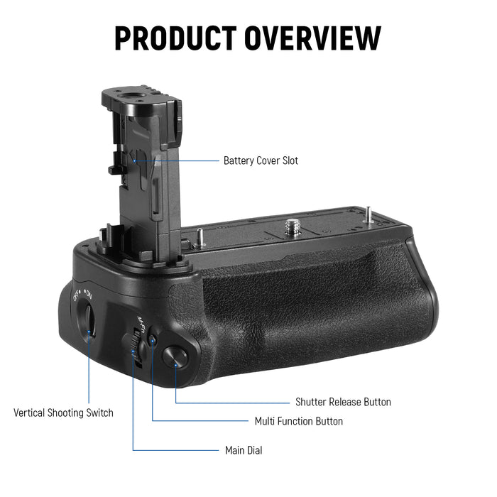 Product details of the NEEWER BG-R10 Replacement Battery Grip