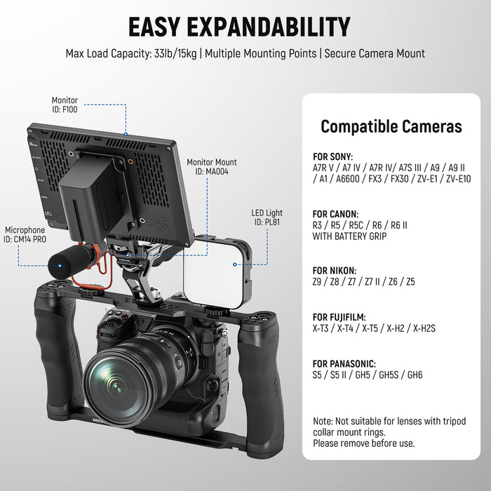 NEEWER CA016T+CA007 Universal Camera Cage