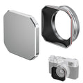 NEEWER CA087 Square Lens Hood - Silver