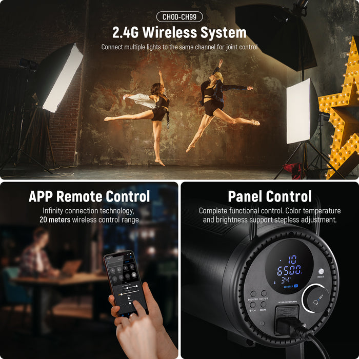 Methods for Controlling NEEWER CB200B Bi-Color Video Light