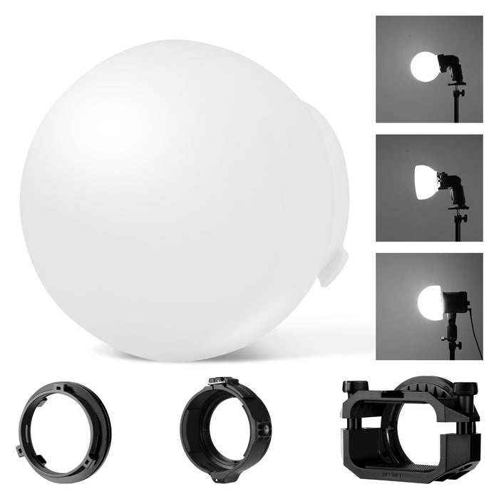 NEEWER CRS6 Diffusion Dome with 3 Adapter