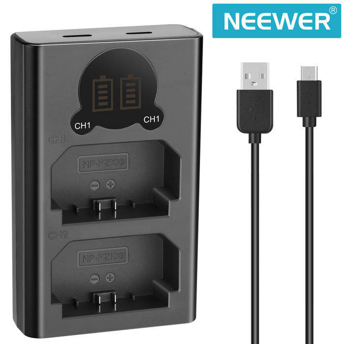 NEEWER Dual Charger for Sony NP-FZ100