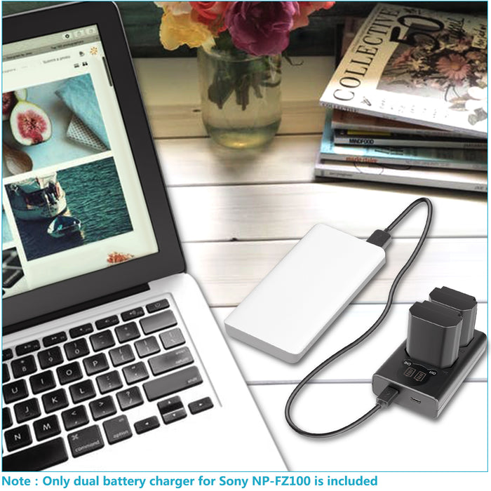 NEEWER Dual Charger for Sony NP-FZ100