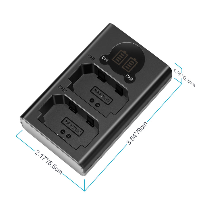 NEEWER Dual Charger for Sony NP-FZ100