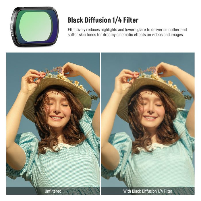NEEWER FL-P8 4-Pack Magnetic Effect Filter Set for DJI Osmo Pocket 3 / Pocket 4 & Xtra Muse
