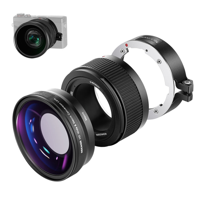 NEEWER 2-in-1 10x Macro&Wide Angle Lens for Canon G7X Mark III