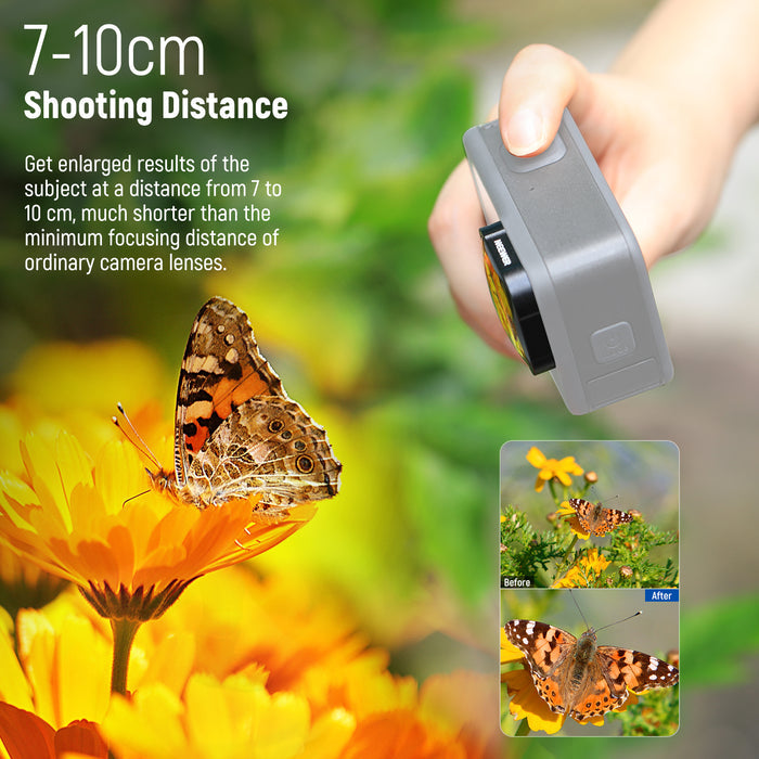 NEEWER LS-31 Close Up Lens magnifying your images at a ratio of 15x