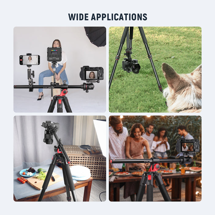 Wide Applications of the NEEWER N284L+G0 Camera Tripod Monopod