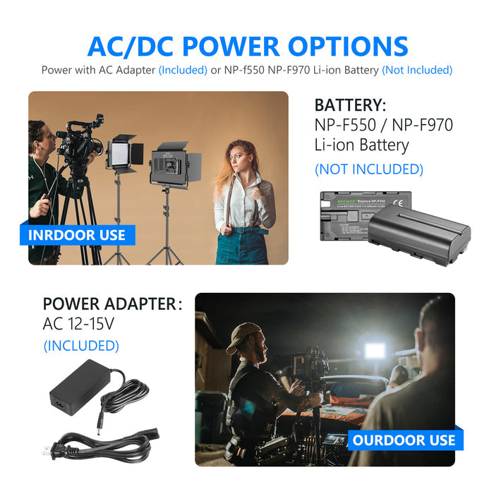 NEEWER NL660 2.4G Bi-Color LED Video Light
