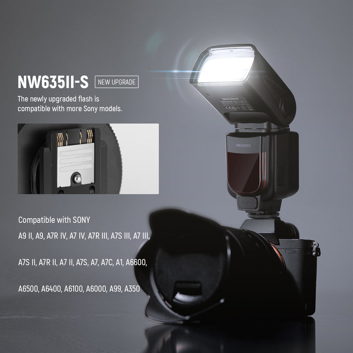 NEEWER NW635II-S TTL Speedlite Flash For Sony Cameras
