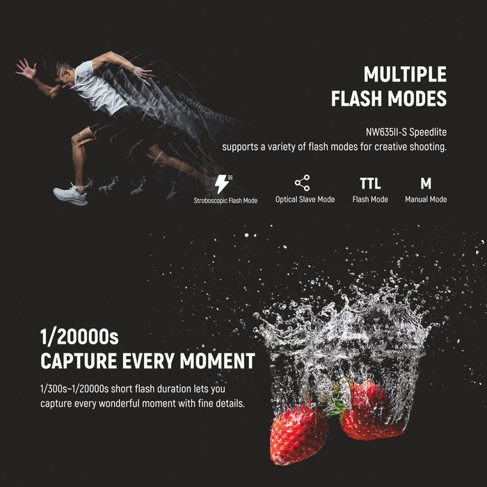 NEEWER NW635II-S TTL Speedlite Flash For Sony Cameras