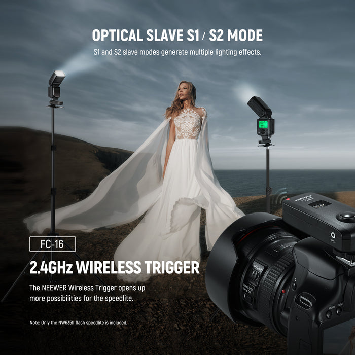 NEEWER NW635II-S TTL Speedlite Flash For Sony Cameras