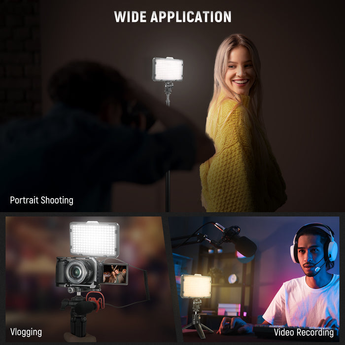 Wide Applications of the NEEWER CN-160 LED Dimmable Panel Light
