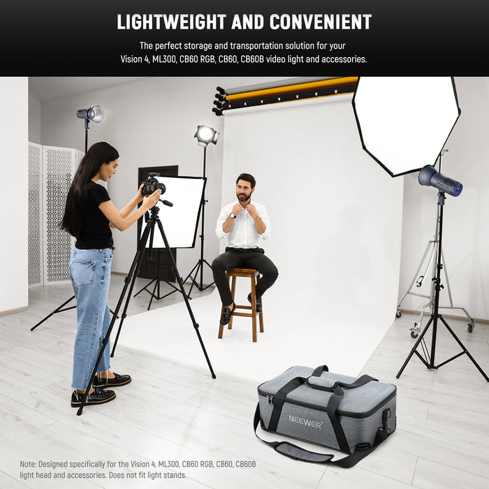 NEEWER PB5 Carrying Bag for Flash is lightweight and convenient.