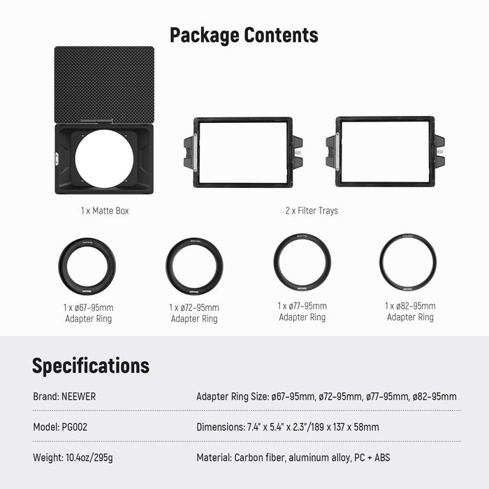 NEEWER PG002 Mini Matte Box