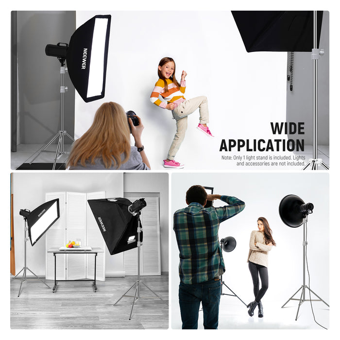 Wide Applications of the NEEWER ST-190SS Upgraded Photography Lamp Stand