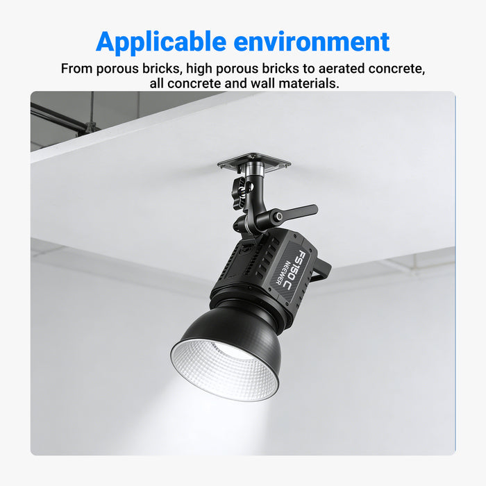 NEEWER ST-NA-9 Square Ceiling Mount with 1/4" thread