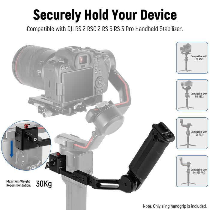 NEEWER ST49 Gimbal Sling Handgrip for DJI Ronin RS4 RS3 Mini RS 3 Pro RS 2 RSC 2