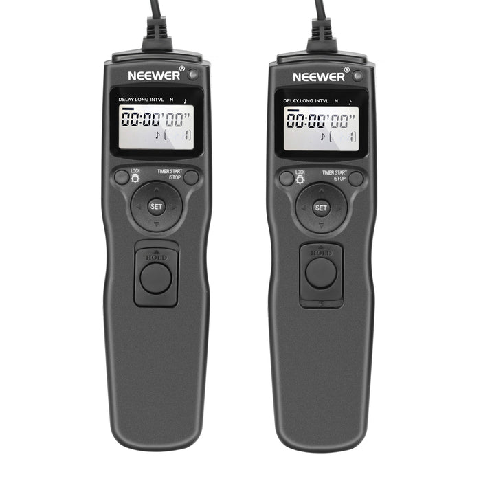 2 packs NEEWER Timer Remote Control for Canon
