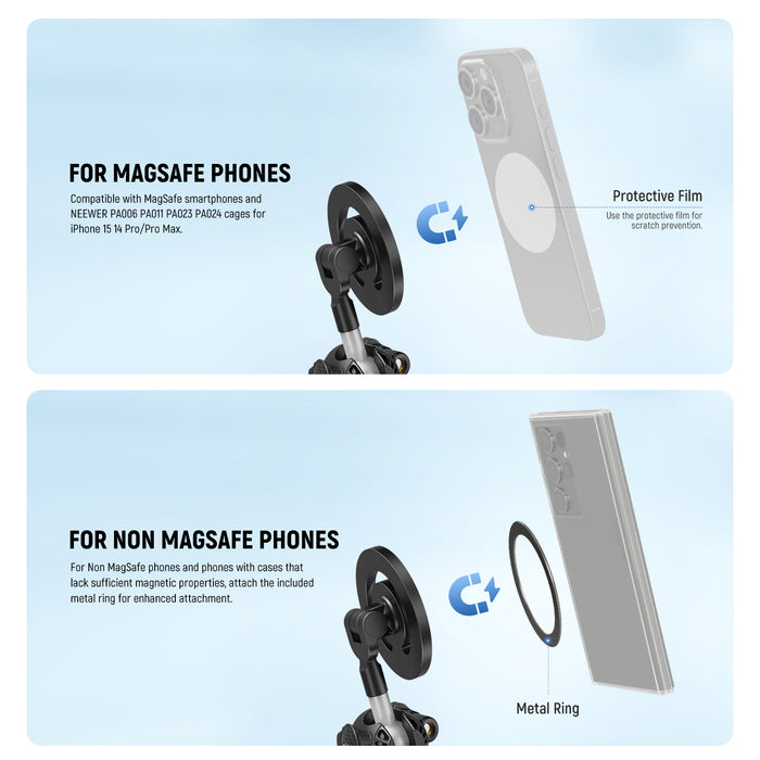 Flexible and Secure Mounting Cellphone Tripod