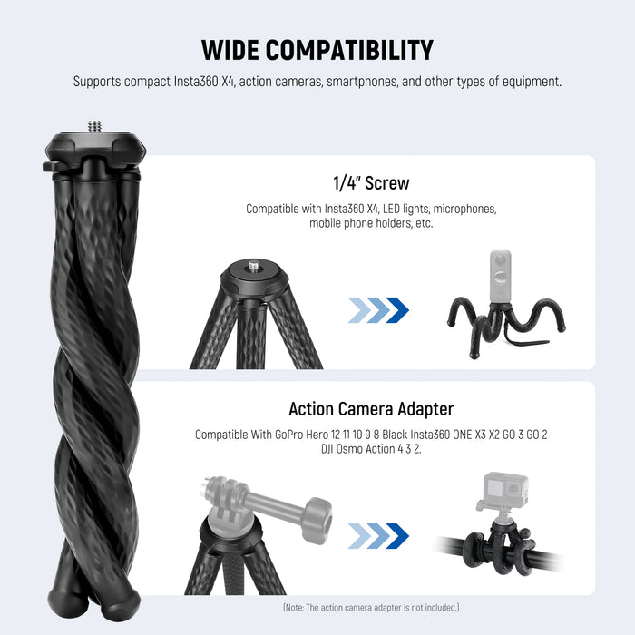 Wide Compatibility of the NEEWER TP33 Magnetic Flexible Phone Tripod