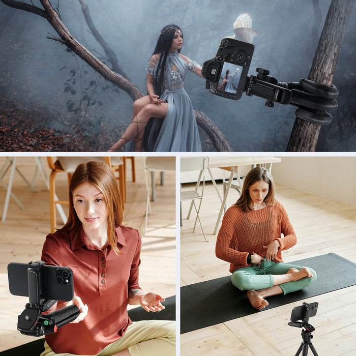 NEEWER TP36 Mini Desktop Tripod Uses