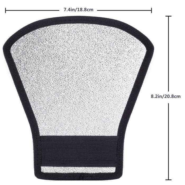 NEEWER Two-Sides Flash Diffuser Silver/White Reflector