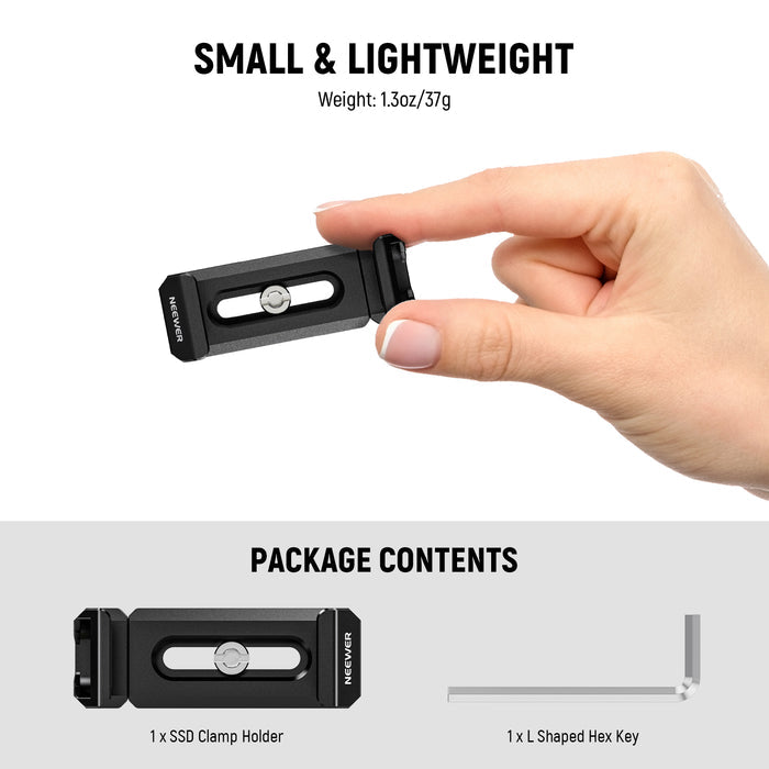 Made of premium aluminum alloy, the bracket is durable yet lightweight